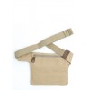 belt bag, flat banana, for travel in hemp and organic cotton